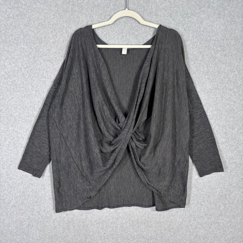 LOLE Reversible Sweater XL Twist Wrap Drape‎ Lagom Lagenlook Lounge Dance Yoga